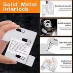 Generator Interlock Kit for Square D QOCGK2C QO or HOMCGK2C Homeline Main Breaker 150A-225A Panels, Load Center Accessory for Indoor and Outdoor Use