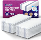 4-Layer Super Absorbent Pad Refills for Swiffer Wet Jet Mop, Heavy Duty & No-Shedding Mopping Pads Refill, Disposable Streak-Free Cleaning for All Sealed Floors, 60 Pack