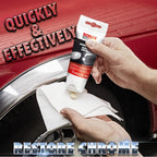 Sonax Chrome & Aluminum Paste | Gentle Cleaner & Protector for Chrome, Aluminum, Brass & Copper | Removes Rust & Corrosion | Restores Shine & Prevents Tarnishing | 308000 | 75ml