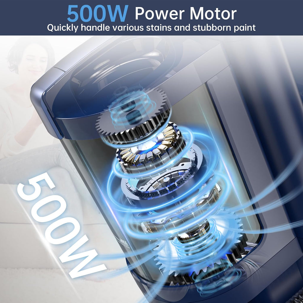 Carpet Cleaner Machine,ENCHE Portable Spot Cleaner Machine for Carpet and Upholstery, 18Kpa 500W Powerful Suction for Pet Stain, Couch & Car, Deep Spot Cleaner for Area Rug, Stair and Furniture