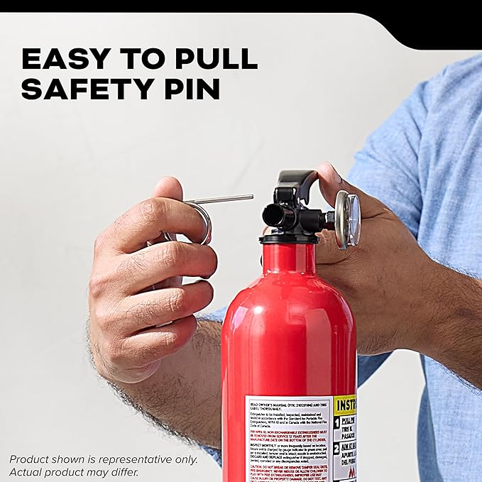 Kidde Commercial-Grade Fire Extinguisher for Office, Schools, Rechargeable 1A10BC