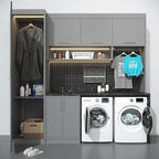 KoolMore FLW-5CWH Front Load 4.5 Cu. Ft Machine with Quiet Inverter Motor, Steam and Water Plus Functions, 20-Minute Quick, 12 Washing Cycles [120V], X-Large (27"), White