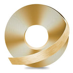 GSCIT Club Gold Edge Banding, 1/2 Inch x 25ft Aluminum Brushed Edge Banding Brass PVC Edge Trim for Cabinet Repair