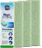 COMPAC HOME Magic-Stone Porcelain Cleaner, Green Product, Made from Recycled Glass, Scouring Stick Toilet Cleaner, Removes Stubborn Lime Stains from Porcelain or Bathroom Fixtures, 4 Count