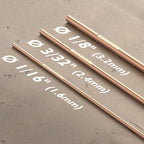 TOOLIOM Mild Steel TIG Welding Rod ER70S-6 TIG Filler Rod 1/16" x 16" 5LB Welding Wire