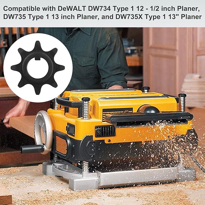 2 pcs 5140010-81 Sprocket Fit for DeWalt DW734 DW735 DW735X