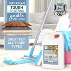 ProCare Citrus Floor Cleaner Concentrate (Made in USA) | Vinyl, Wood, Tile, Stone & Laminate Floor Cleaner For Mopping, Household Supplies, Cleaning Solution For Kitchen & Bathroom - 1 Gallon