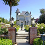 Darkaway 2 Pack Large Outdoor Post Lights Lamp Posts Outdoor Lighting, 17inch Aluminum Post Lights Outdoor Light Fixtures with Water Ripple Glass for Patio Yard Garden