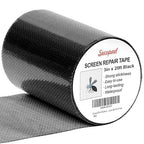 Black Window Screen Repair Tape, 3IN x 20FT (240IN) Screen Repair Kit for Windows or Doors, Strong Adhesive Fiberglass Mesh Patch Tape