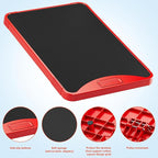 ARGOMAX Appliance Rolling Tray, Coffee Maker Slider, coffee pull out tray, sliding coffee maker tray, Suitable for coffee machines, air fryers and other appliances (Red-Plastic)