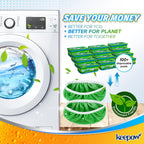 KEEPOW Reusable Wet Pads Refills Compatible with Swiffer Sweeper Mop, Dry Sweeping Cloths, Microfiber Wet Mopping Cloths for Hardwood Floor Cleaning, 6 Pack (Mop is Not Included)