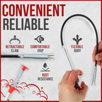 22" Snake Drain Clog Remover - Used as Hair Clog Remover for Sink, Shower, and Bathtub - Dryer Vent Cleaner, and as a Flexible Grabber Tool for Hard to Reach Places - By RAM-PRO