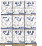 Premium Color Knit Cleaning Rags (24x25 lbs. Boxes Pallet) – Shop Rags Bulk for Workshops, Mechanics, Painters, and Home Use, Multipurpose Cotton T-Shirt Rags