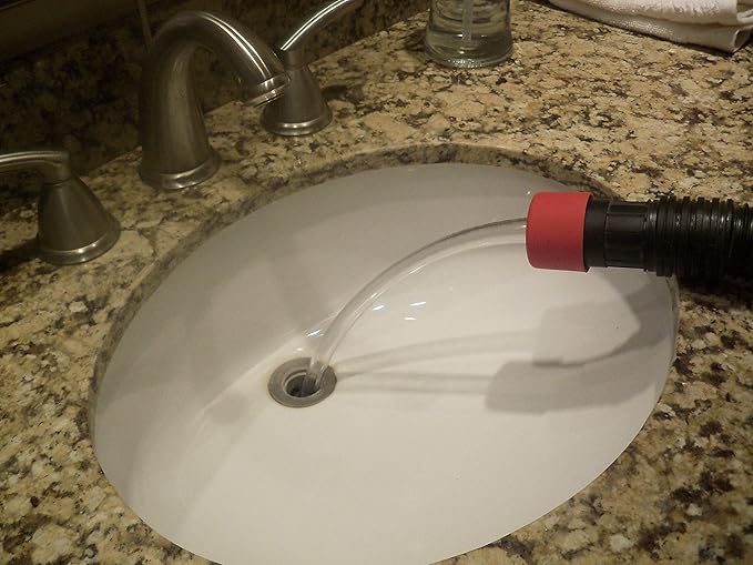 VaccuFlex Wet/Dry Vacuum Attachment Kit - Universal Adapter for Unreachable Areas with Flexible Tubing