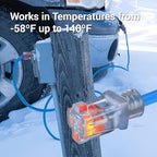 Clear Power 16 Gauge 3Prong Cords (16/3-3 Prong Grounded Plug, Blue, 100 ft)