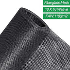 Fiberglass Window Screen Roll 60in x 100ft DIY Custom Screens Replacement Mesh for Windows Doors Patio Screens Premium Pet Proof Screen Porch Screen for Outdoor Kitchens Tree Houses Pool Houses
