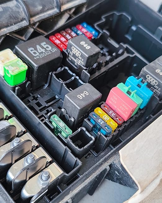 Automotive Low Profile ATC ATO Fuse Car Resettable 3A 5A 7.5A 10A 15A 20A 25A 30A Standard Fuses Manual Reset Fuses Blade Circuit Breaker for Boat Truck SUV Motorcycle 32VDC Fuse Assortment Kit