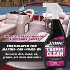 BOATER'S EDGE Carpet Clean - Marine Grade Spot & Area Rug Cleaner - 22 OZ (BE2122)