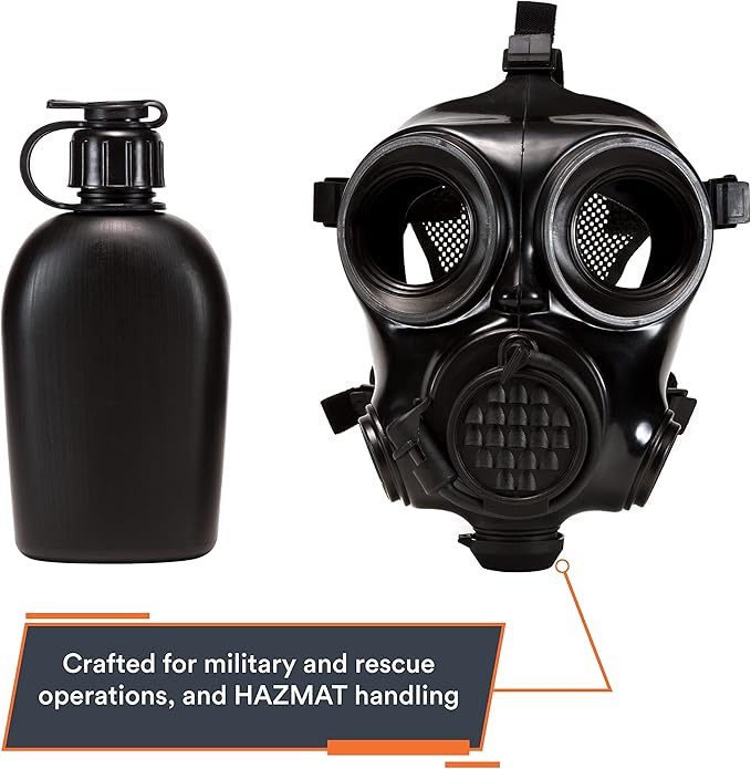 MIRA SAFETY M Full Face Respirator Mask - CBRN Gas Mask, Chemical Respirator (CM-7M)