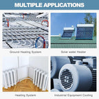 115V Water Recirculating Pump 3/4 Inch Circulating Water Pump for Water Heater System(RS15-6 Blue)