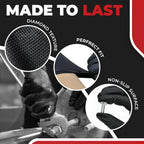 Industrial Nitrile Gloves – Heavy Duty Latex & Powder Free Disposable Gloves with Diamond Texture