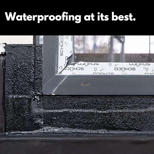 HSS Liquid Rubber Grey 7.7oz – MS Polymer Sealant for Roof, Cracks, Walls & Any Repairs, Solvent-Free, Flexible Liquid Membrane