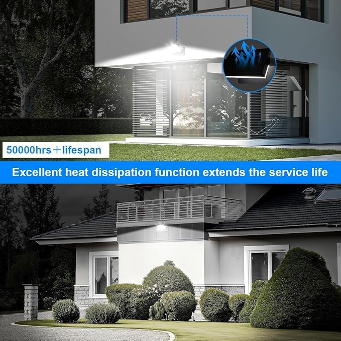 ledmo 150W LED Wall Light, 18000LM Super Bright Commercial Outdoor LED Wall Pack 360 ° Rotatable Dusk to Dawn Security Flood Lighting with Photocell IP65 5000K Modern Black Square4 Pack