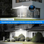 ledmo 150W LED Wall Light, 18000LM Super Bright Commercial Outdoor LED Wall Pack 360 ° Rotatable Dusk to Dawn Security Flood Lighting with Photocell IP65 5000K Modern Black Square4 Pack