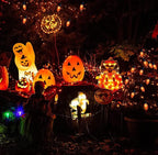 SUNSGNE 25 Pack C9 Orange Replacement Light Bulbs, Halloween Christmas Light Bulbs for E17 Base Outdoor String Lights, E17 Intermediate Base Light Bulbs, 7 Watt, Clear Orange