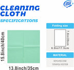 Reusable Kitchen Cleaning Cloths Dish Towels Dish Cloth Handi Wipe Reusable Cloths for Kitchen, Bathroom, Household Cleaning 100Pack Blue (Green 100 Pack)