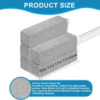 5 Packs Pumice Cleaning Stone with Extra Long Handle, Pumice Stone for Toilet Bowl Clean for Cleaning Toilets, Bathtubs, Grills, Swimming Pools, Sinks