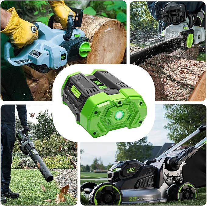 56V 5.0Ah Battery Compatible for 56V EGO Battery BA2800T BA2800 BA4200 BA1400 Compatible with EGO 56-Volt CS1604 CS1804 Power Cordless Tools(Not Made in EGO