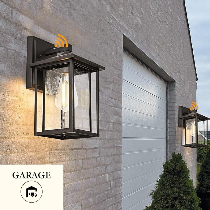 Outdoor Wall Lights Dusk to Dawn Porch Lights Outdoor Wall Sconce Dusk to Dawn Porch Light Fixture Aluminum Waterproof Farmhouse Sconces for Outside Patio House