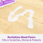 Rejuvenate Professional Wood Floor Restorer Fills Scratches, Shines And Protects Wood Flooring For A High Gloss Shine, 1 Gallon