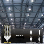 4 pack 120W LED Corn Light Bulb(1200W Equivalent ) ,Commercial Grade DayLight 5000K E26/E39 15900LM Medium Mogul Base LED Lamp,Large Area Lights For Outdoor Indoor Garage Warehouse Factory Bay Light