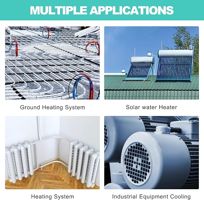 Water Recirculating Pump 3/4 Inch Circulating Water Pump for Water Heater System