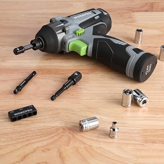 WORKPRO 3-Piece Socket Adapter Extension Set, 1/4, 3/8, 1/2-Inch Drive, 1/4-Inch Hex Shank, Impact Grade Extension Bit With Holder For Power Drill & Impact Driver