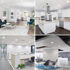 Lepro 12 Pack 4 inch Canless LED Recessed Light Ultra-Thin, Dimmable Downlight 5000 Kelvin Daylight with Junction Box, 750 Lumen High Brightness 10 watt Eqv. 80 watt 50,000 Hours Lifespan