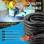 100ft 6/4 6 AWG Portable Power Cable (4 Conductor) - SOOW 600V 6 Gauge Electric Wire for Motor Leads, Portable Lights, Battery Chargers and Machinery - 4 Conductor - 100 Feet Electrical Cord