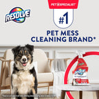 Resolve Pet Specialist Stain & Odor Remover Spray – Pet Stain and Odor Remover, Carpet Cleaner Solution for Dog and Cat Urine, 22Fl Oz