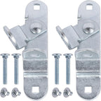 GDW Cargo Trailer Door Latch Hasp Keeper for Ramp Padlock Race Bar Lock Handle Enclosed Car Hauler (‎Trailer Door Hasp 2pack +Screws 4+Nuts 4)