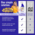 Carpet CPR Spot & Stain Remover Spray – Heavy Duty Carpet Cleaner for Pet Messes, Coffee & Tough Stains