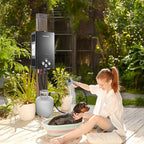 GASLAND 2.64GPM Propane Tankless Water Heater Outdoor 10L - Portable Camping Hot Water Heater, Overheating Protection, Easy to Install - Use for RV, Cabin, Barn, Camping, Boat (Black)