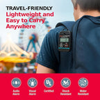 Inspector 2 Industrial Pro Portable Carbon Monoxide Detector – Intrinsically Safe CO Detector with 24-hr TWA & Programmable Visual, Audio & Vibration Alerts