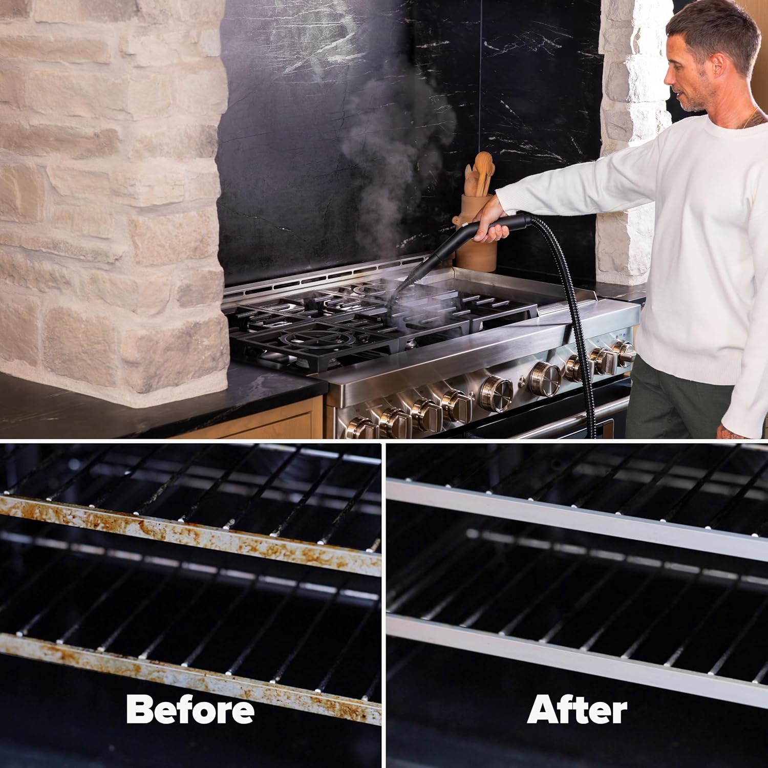 Dupray Neat Steam Cleaner with 20-piece Accesory Kit. For Multipurpose steam Cleaning Hardwood, Tile, Laminate and Sealed Floors, Couch, Furniture and more. *Kills 99.9% of Bacteria & Viruses