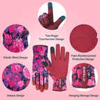 Leather-Gardening-Gloves for Women,Thorn-Proof Work-Gloves for Weeding,Digging,Planting,Pruning Yard garden Gloves