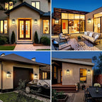 zemty Outdoor Wall Light Fixtures, Matte Black Exterior Front Porch Light with E26 Socket, Waterproof Exterior Wall Sconce Lighting Lamp for House, Doorway, Garage(Bulb Not Include)