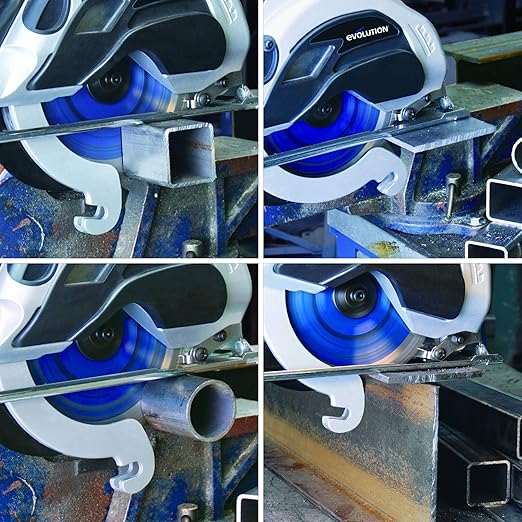 Evolution Power Tools 180BLADEST Steel Cutting Saw Blade, 7-Inch x 36-Tooth, Silver