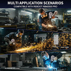 Reboot MIG Welder Spool Gun 13ft LBT150,150Amp MIG Aluminum Welding Torch Works for RBM2500 PRO only