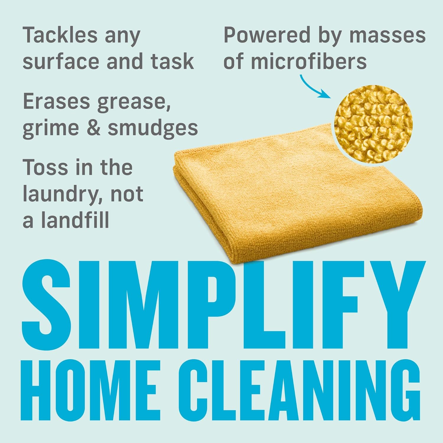 E-Cloth Microfiber Cloth, World's Leading Premium Microfiber Cleaning Cloth, Twice as Durable as Competition, 1 Year Guarantee, Ideal for Kitchen, Countertops, Sinks, and Bathrooms, Orange, 1 Pack